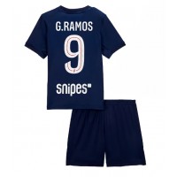 Paris Saint-Germain Goncalo Ramos #9 Domáci Detský futbalový dres 2025-26 Krátky Rukáv (+ trenírky)